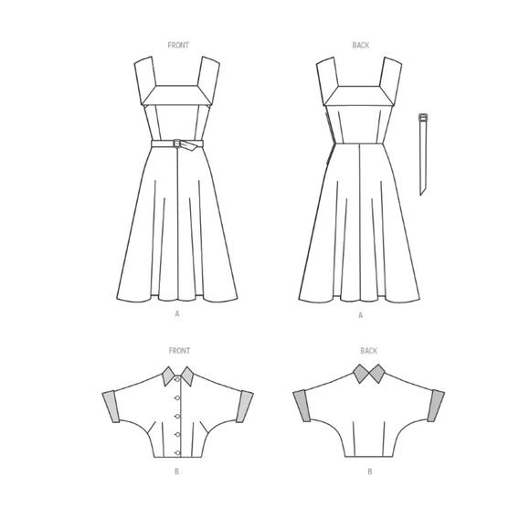 McCall's M8357 Vintage 50's Women's Dress F5 (16 18 20 22 24) - Picture 2 of 6